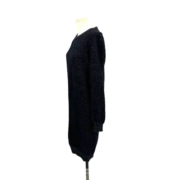 Maison Martin Margiela Charcoal Gray Drape‎ Front Wool Sweater Dress Size Medium - Picture 5 of 11